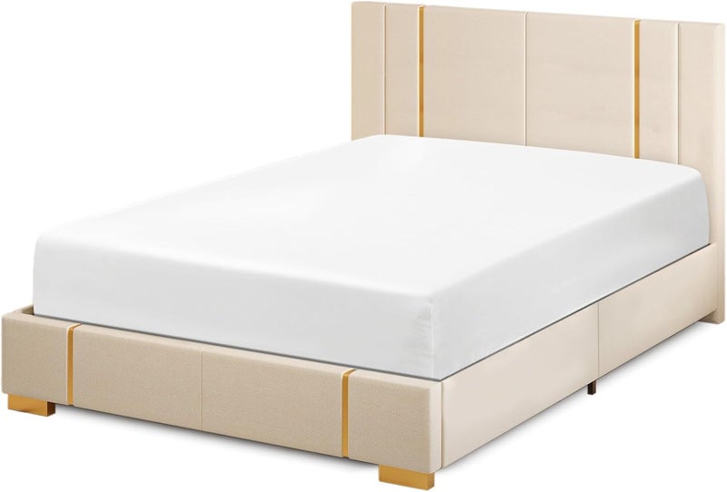 Siesta Zen 100% Egyptian Cotton Fitted Sheet 140x200cm - 800 Thread Count, Deep Pocket, Soft & Fade Resistant - Image 1